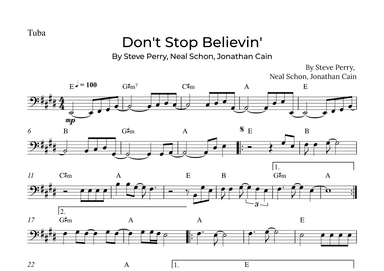 Don't Stop Believin' (arr. Alex Nunes Rodrigues)