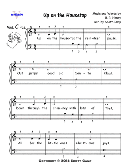 Up on the Housetop (First Year Piano Students) (arr. Scott Camp)