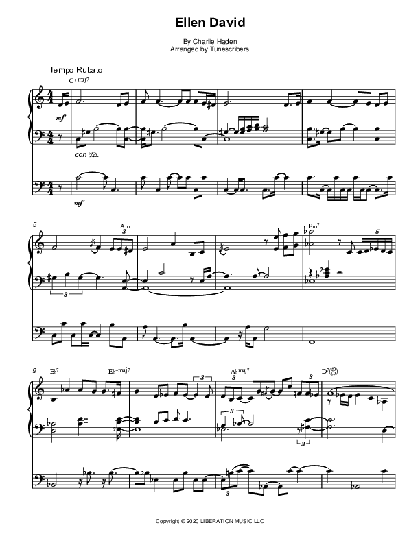Ellen David (arr. Tunescribers)