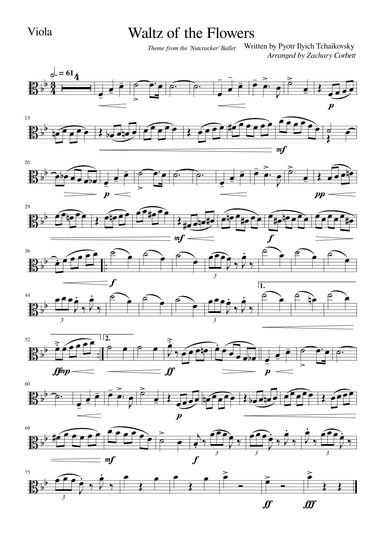 Waltz of the Flowers (arr. Zachary Corbett)