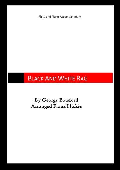 Black And White Rag (arr. Fiona Hickie)