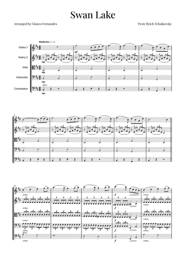 Swan Lake (arr. Glauco Fernandes)