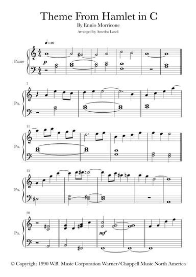 Theme From Hamlet (arr. Amedeo Landi)