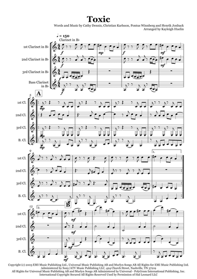 Toxic (arr. Kayleigh Huelin)