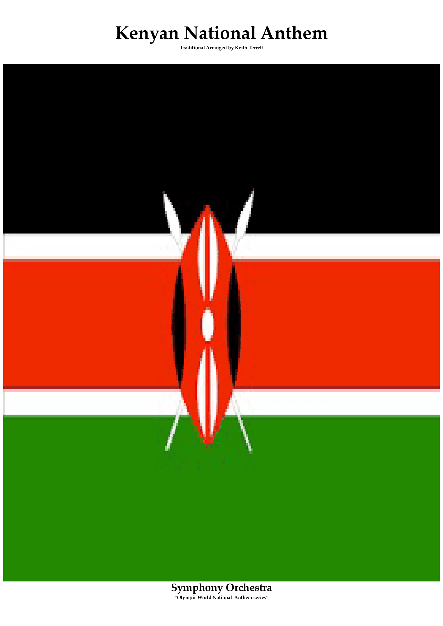 Kenyan National Anthem for Orchestra ( Orchestre national d'Île-de-France Edition) (arr. Keith Terrett)
