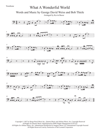What A Wonderful World (arr. Kevin Busse)