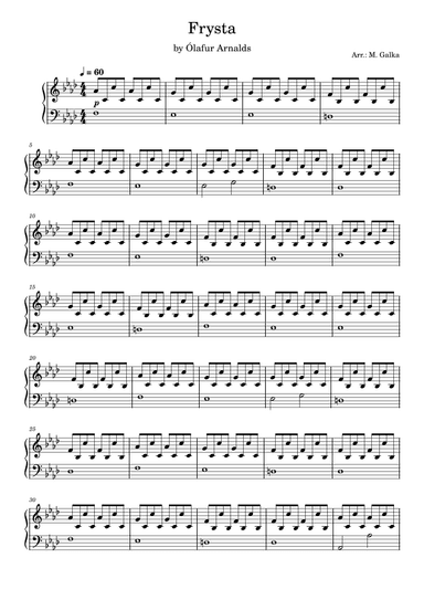 Frysta (arr. Magdalena Galka)