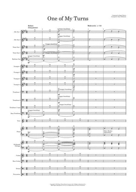 One Of My Turns (arr. Daryl McKenzie)