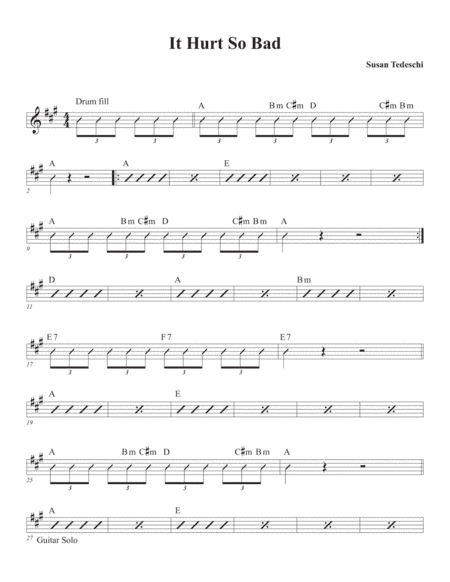 It Hurt So Bad (arr. David M Fagnant)
