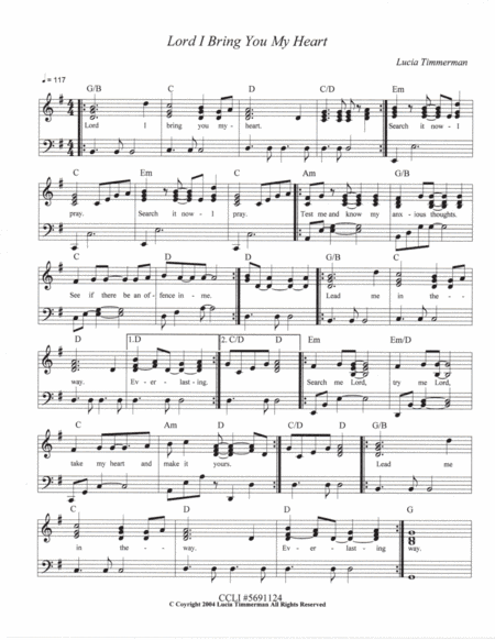 Lord I Bring You My Heart