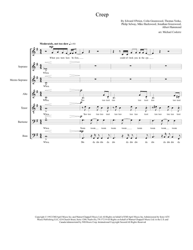 Creep (arr. Michael Coderre)