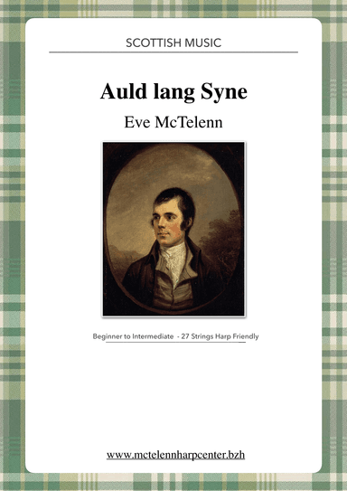 Auld Lang Syne - Hotaru No Hikari - ce n'est qu'un Au revoir - beginner to intermediate & 27 String (arr. Eve McTelenn)