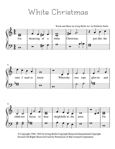 White Christmas (arr. Kimberly Steele)