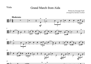 Grand March from Aida (arr. Zachary Corbett)