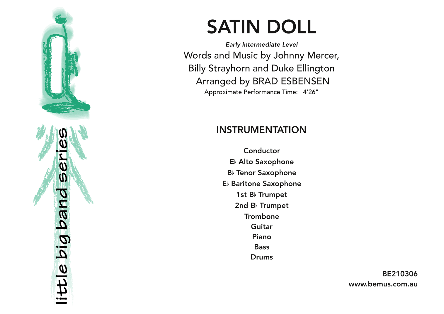 Satin Doll (arr. Brad Esbensen)