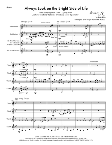 Always Look On The Bright Side Of Life (arr. Cheryl Woldseth - Bronze:FX)