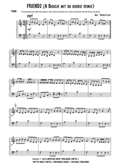 Friends (a Boogie Wit Da Hoodie Remix) (arr. Darren Lloyd)