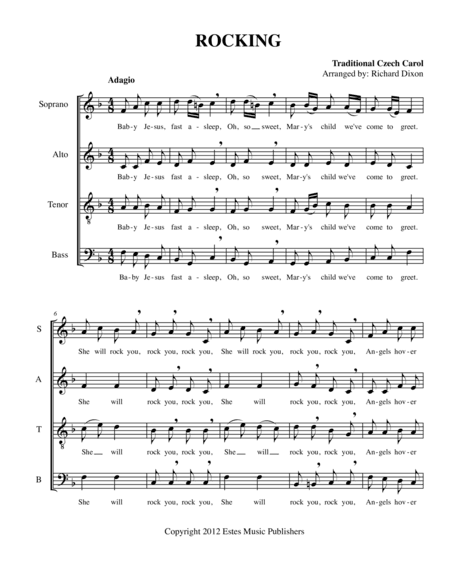Rocking Carol (arr. J. Richard Dixon)