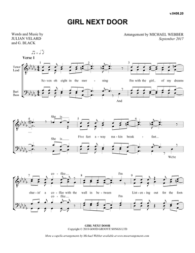 Girl Next Door (arr. Michael Webber)