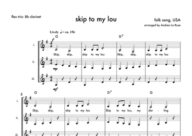 Skip to My Lou (arr. Andrea La Rose)