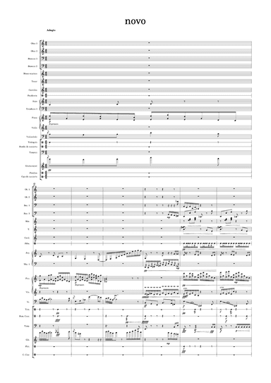 Novo, intro - Score Only