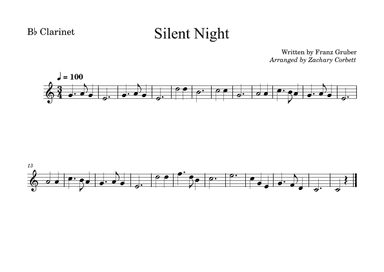 Silent Night (arr. Zachary Corbett)