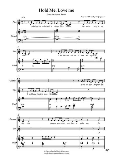 Hold Me Love Me (From the musical 'Berlin')