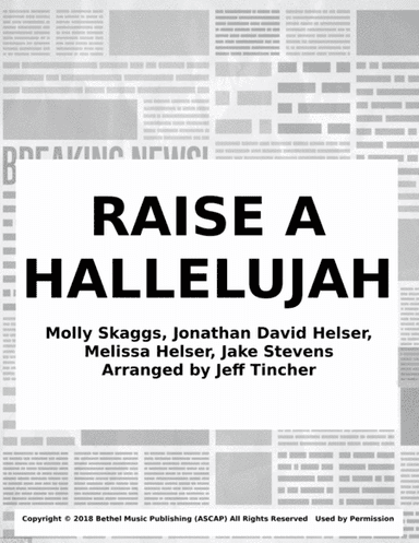Raise A Hallelujah (arr. Jeff Tincher)