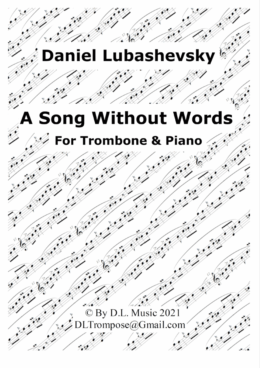 A Song Without Words for Trombone and Piano