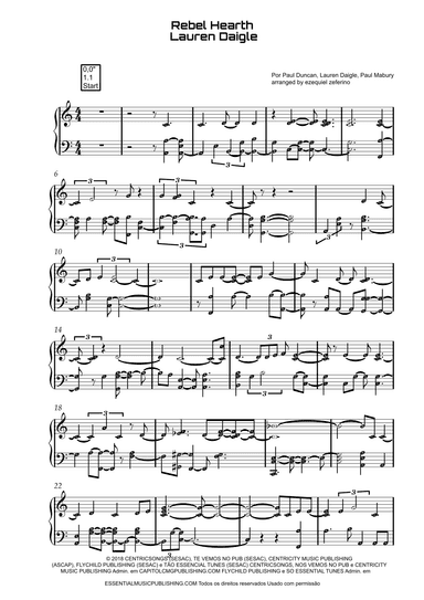 Rebel Heart (arr. by ezequiel zeferino)
