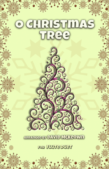 O Christmas Tree, (O Tannenbaum), Jazz style, for Flute Duet (arr. David McKeown)