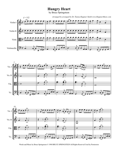 Hungry Heart (arr. Dr. Tianna Heppner Smith www.HeppnerMusic.com)