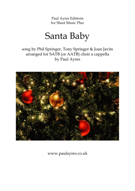 Santa Baby (arr. Paul Ayres)