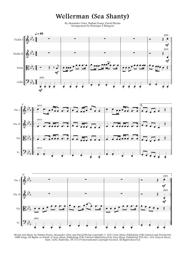 Wellerman (arr. Henrique F Mangoni)
