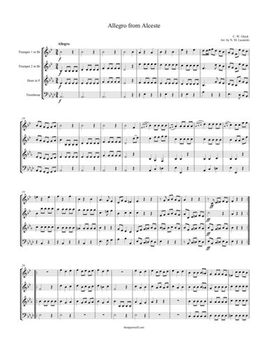 Allegro from Alceste (arr. Nick Lacanski)