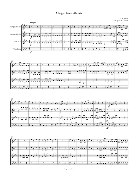 Allegro from Alceste (arr. Nick Lacanski)