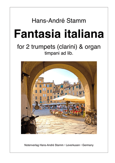 Fantasia italiana for two trumpets (clarini) and organ, timpani ad lib.
