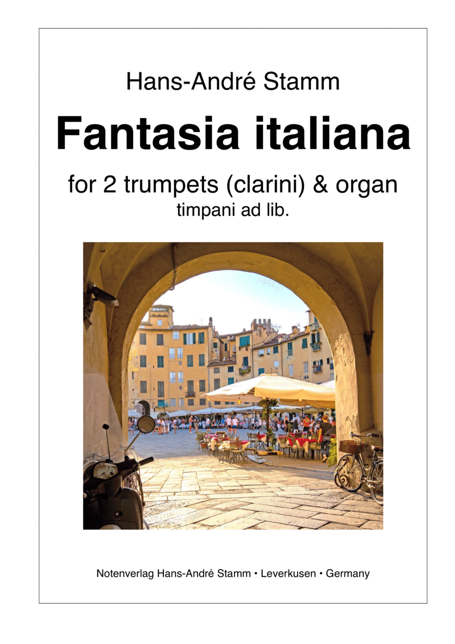 Fantasia italiana for two trumpets (clarini) and organ, timpani ad lib.