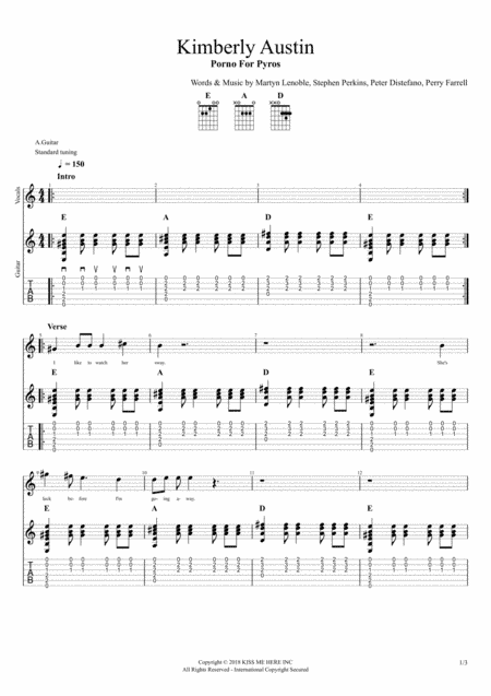 Kiss Me Here Inc (arr. Kevin J Gardner)