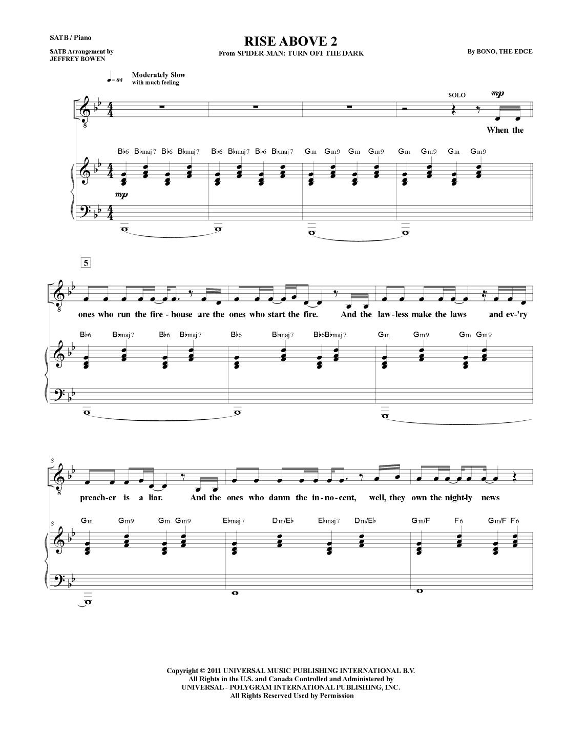 Rise Above 2 (arr. Jeffrey Bowen)