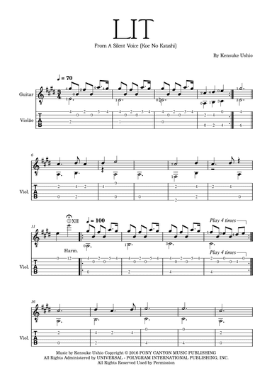 Lit (var) (arr. Lino Romano)