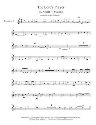 The Lord's Prayer (arr. Kevin Busse)