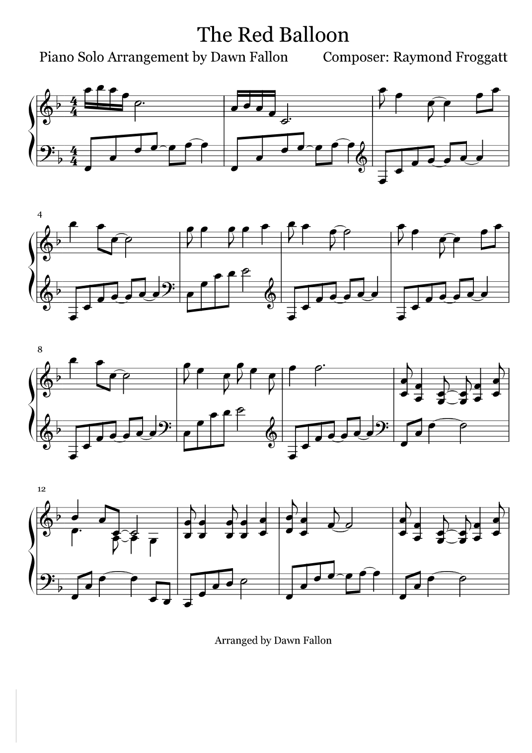 Callow La Vita (arr. Dawn Fallon)