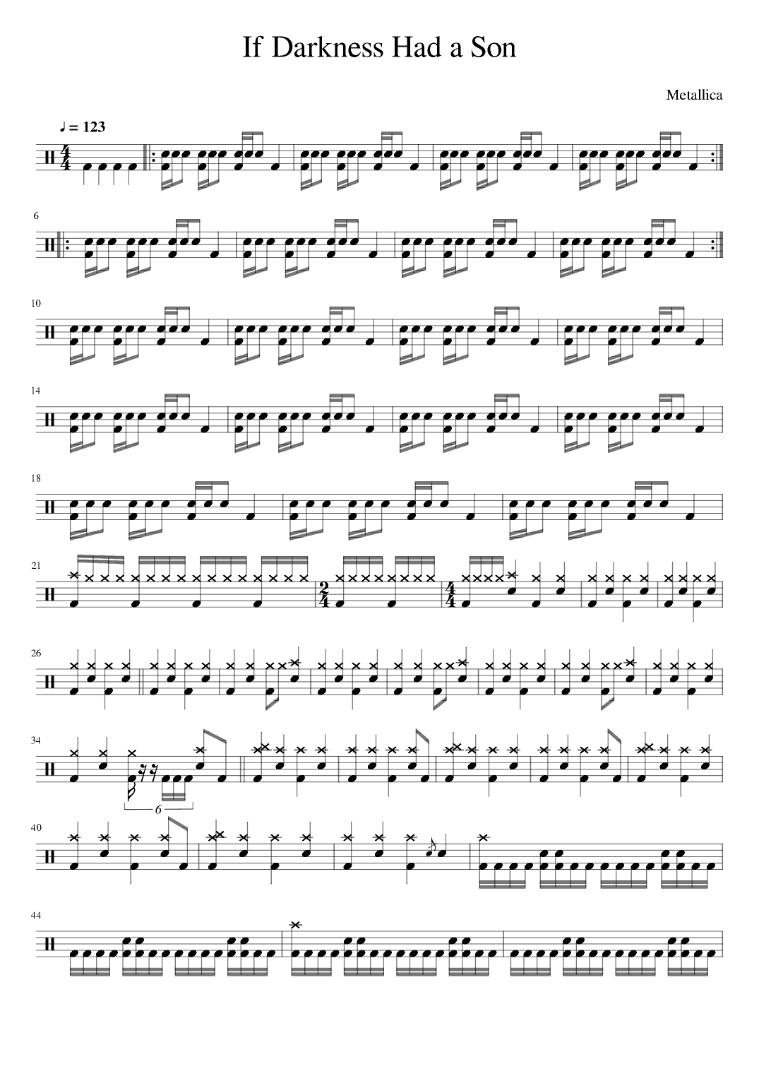 If Darkness Had A Son (arr. Matěj Diviš)