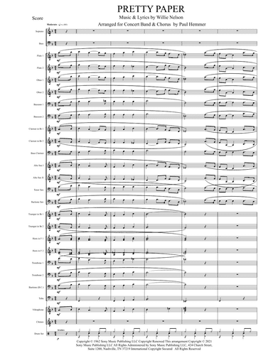 Pretty Paper (arr. Paul Hemmer)