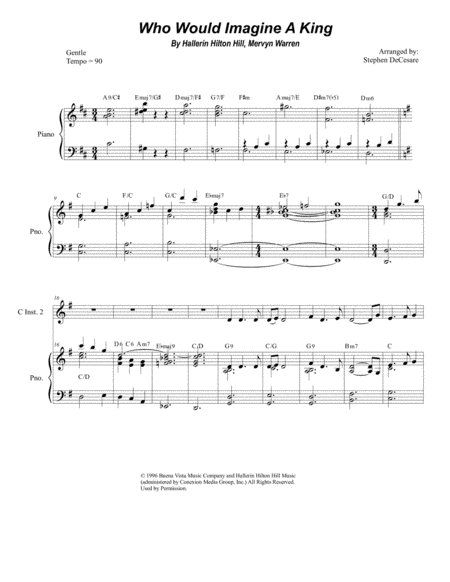 Who Would Imagine A King (arr. Stephen DeCesare)