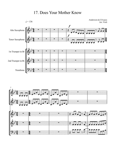 Does Your Mother Know (arr. Violi)