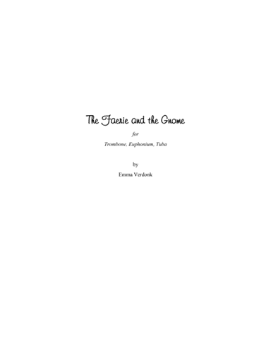 The Faerie and the Gnome