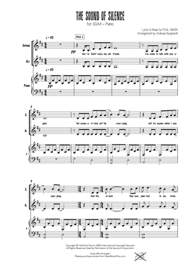 The Sound Of Silence (arr. Andreas Burghardt)