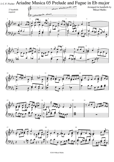 Ariadne Musica 05 - Prelude and Fugue in E-flat major